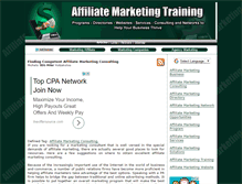 Tablet Screenshot of affiliate-marketing.timeorganized.com